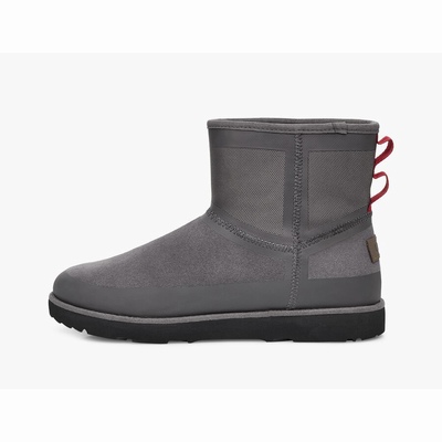 Botas UGG Classic Mini Urban Tech Waterproof Homem Cinzentas Escuro | PT-LBFIC